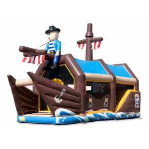 Hüpfburg JB Shooter Piratenschiff 01