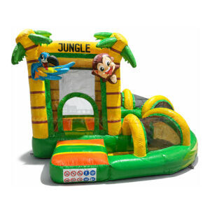 Hüpfburg Mini Multifun Dschungel 00