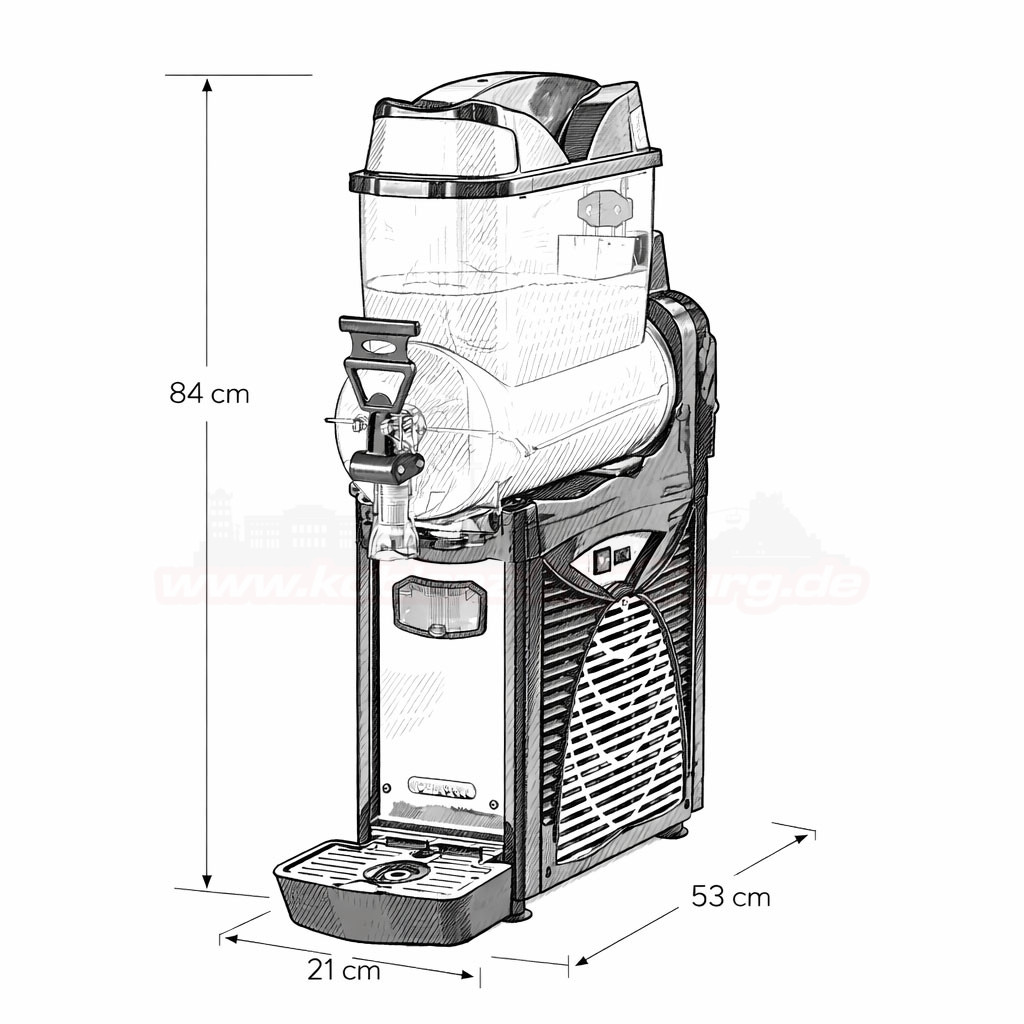 Slush Ice Maschine 1 Behälter 10 Liter – Bild 2